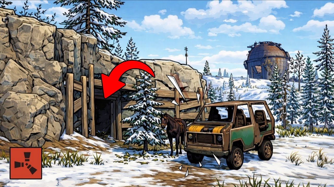 A SOLO CAVE LIFE ADVENTURE.. Rust Mobile