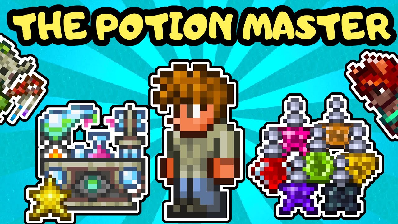 SIMPLE AND EASY Potion Guide for Beginners! Complete Terraria 1.4 Potion Guide!
