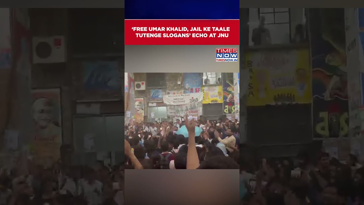 JNU Students' Union Raises &lsquo;Free Umar Khalid, Jail Ke Taale Tutenge&rsquo; , Watch Viral Video