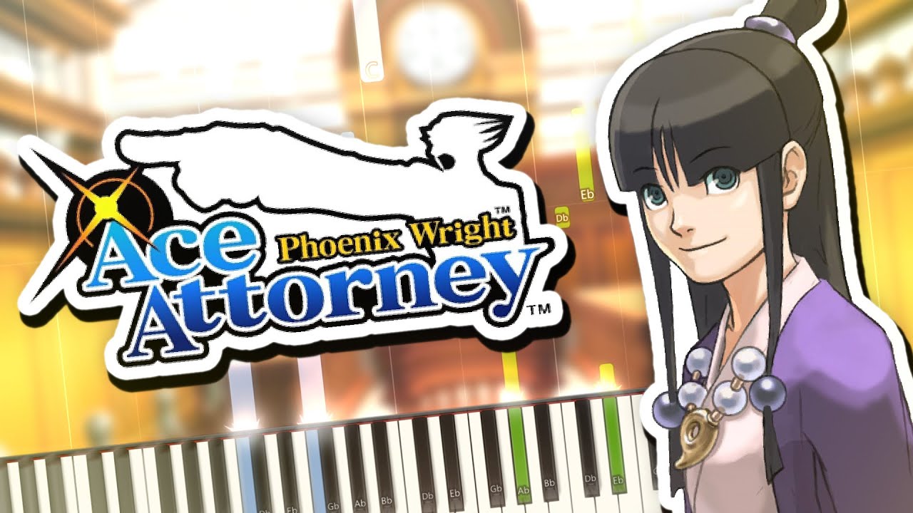 Phoenix Wright Ace Attorney - Maya Fey ~ Turnabout Sisters Theme (2001) Piano Tutorial Synthesia