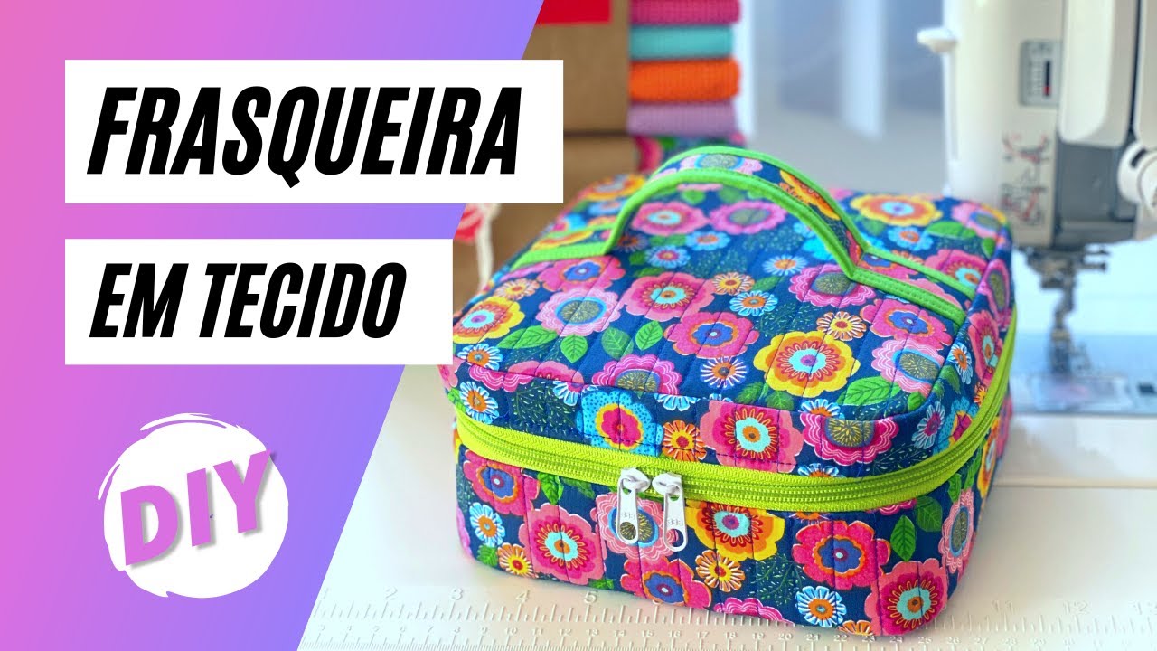 Frasqueira em Tecido - D.I.Y