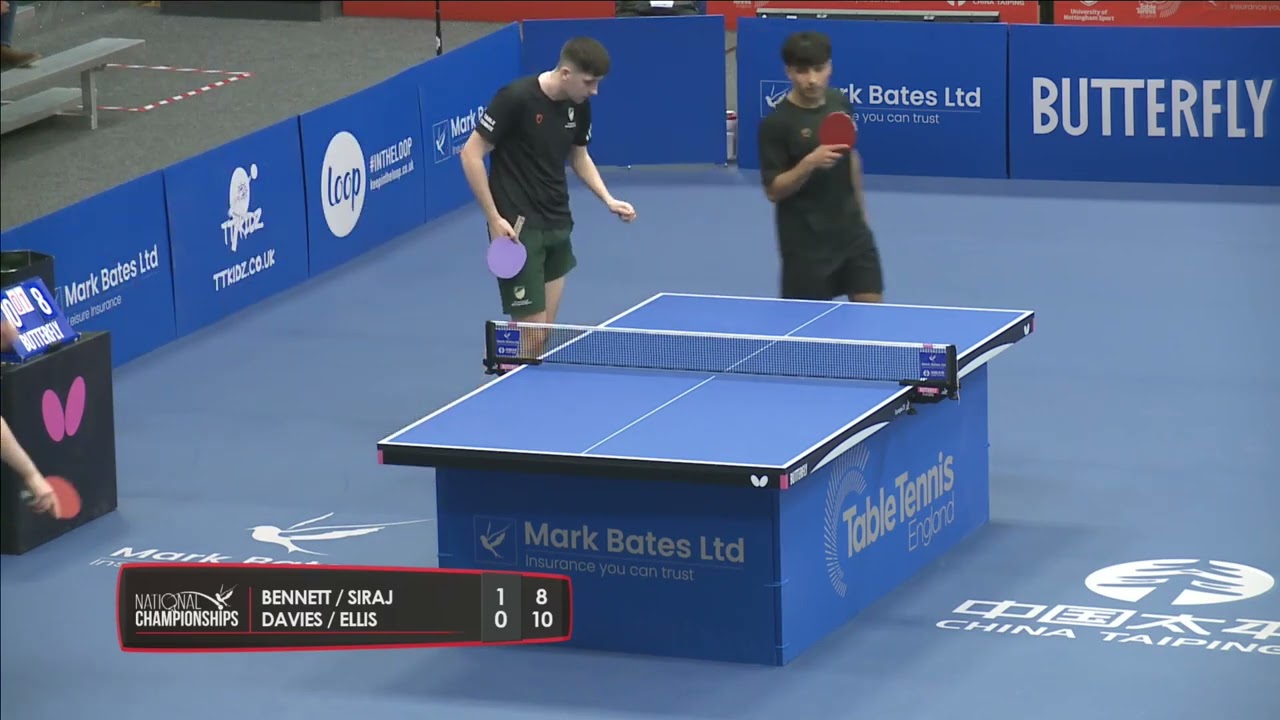 Mark Bates Ltd National Championships | Men's Doubles - Bennet & Siraj vs Davies & Ellis