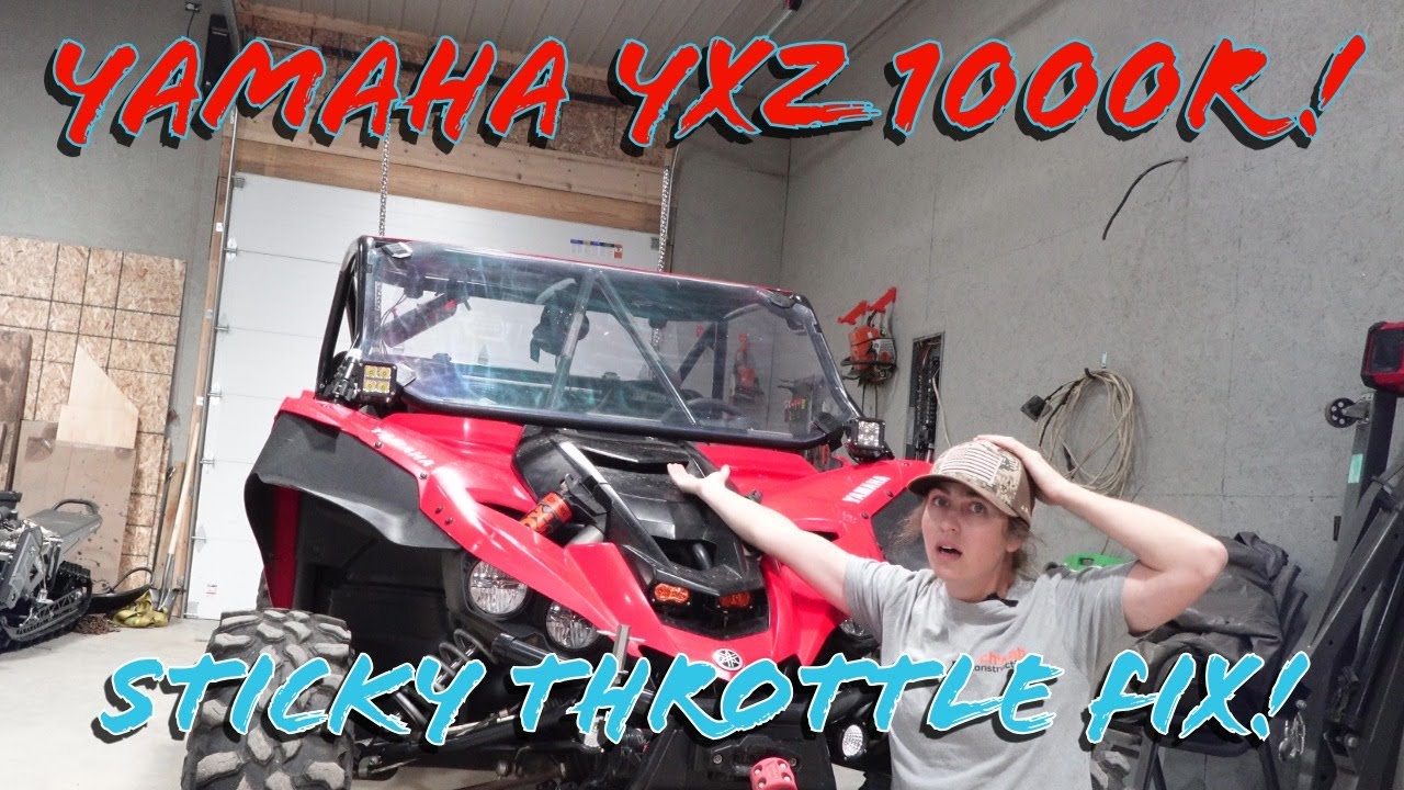 Устранение проблемы залипания дроссельной заслонки на Yamaha YXZ 1000R!