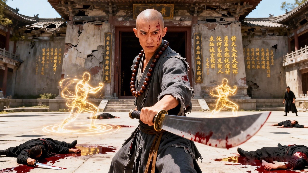武俠電影！掃地僧練成絕世武功卻發現寺廟被滅，血洗老賊全家報仇！#成龍 #武俠 #功夫 #劉亦菲 #王一博 #肖戰
