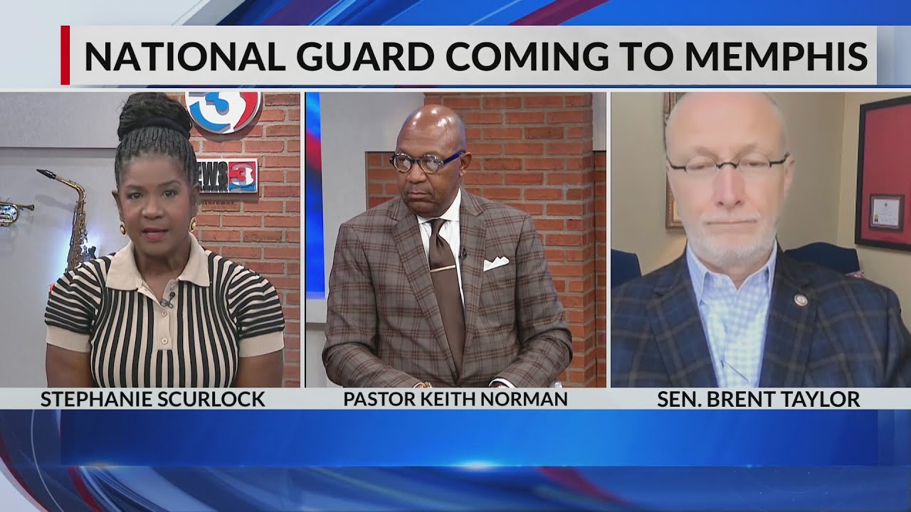 Senator Brent Taylor and Pastor Keith Norman on National Guard coming to Memphis