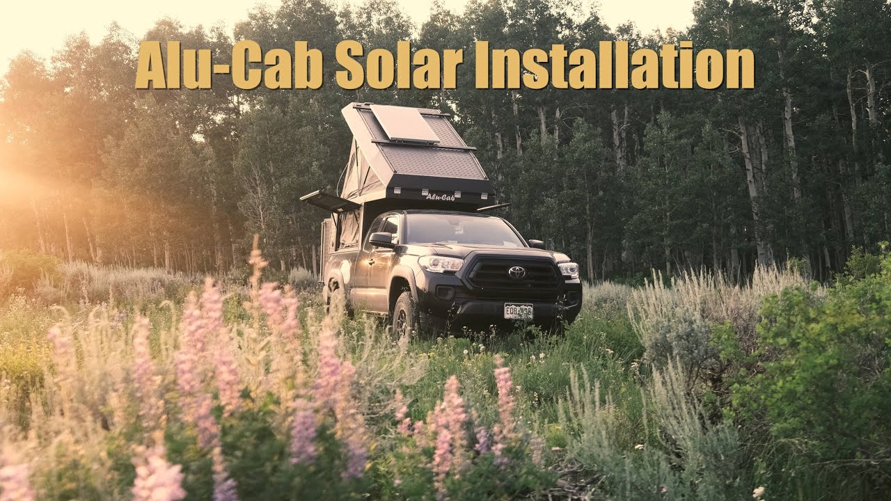 How to Solar Power your Alu-Cab Canopy Camper