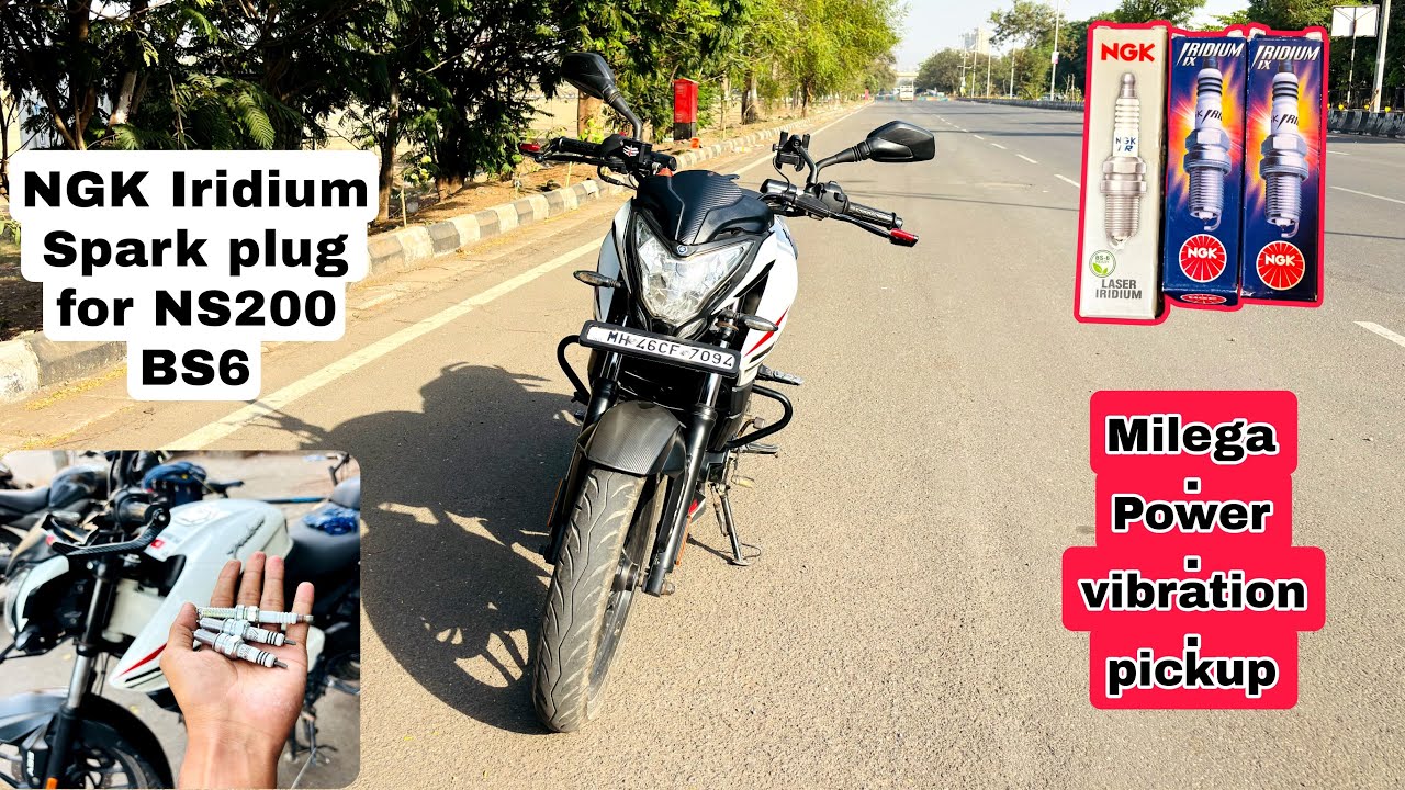 NGK Iridium Spark Plug For Ns200-BS6 || More mileage || Better Acceleration || No Vibration