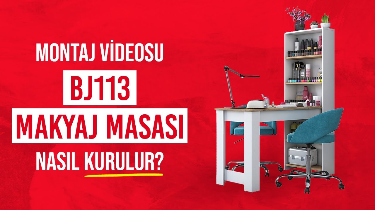 Rani Mobilya BJ113 Makyaj Masası Kurulum Montaj Videosu