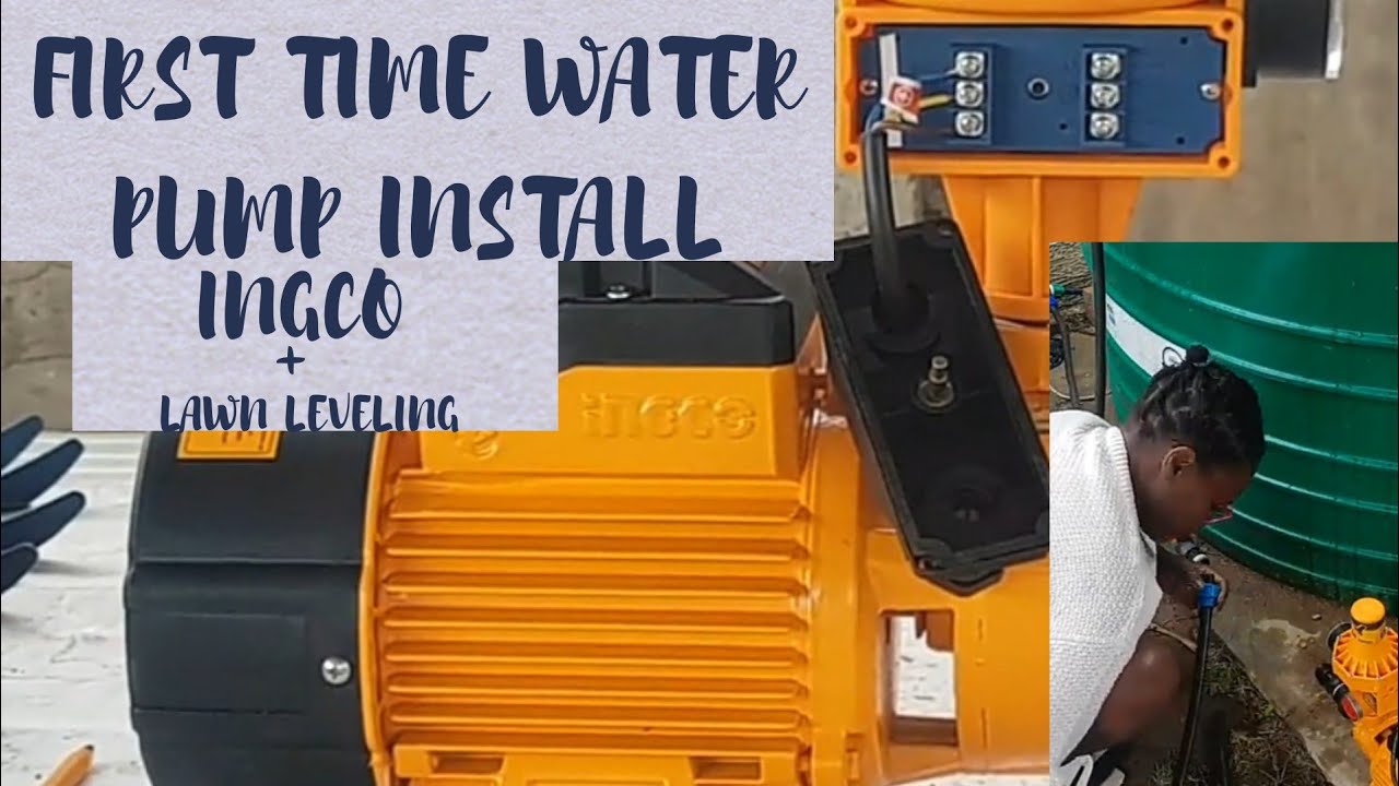 КАК УСТАНОВИТЬ ВОДЯНОЙ НАСОС @ingcosouthafrica #southafricanyoutube #waterpump #diyinstall
