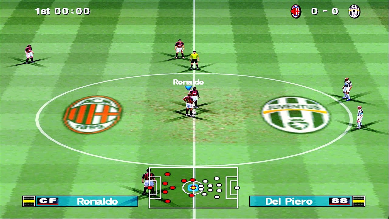 PES 6 - Милан против Ювентуса | PS2