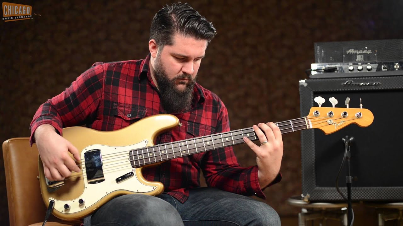 1967 Fender Precision Bass Shoreline Gold | CME Gear Demo | Marc Najjar