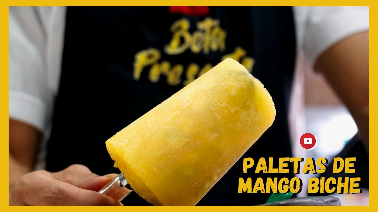 HELADOS de MANGO BICHE 🍋 COMO hacer HELADOS de MANGO BICHE