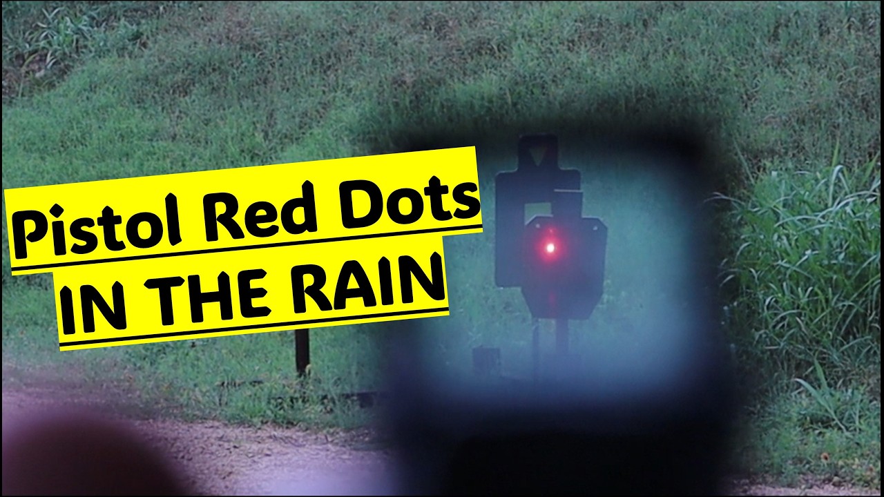Do Red Dot Pistol Optics Work IN THE RAIN?