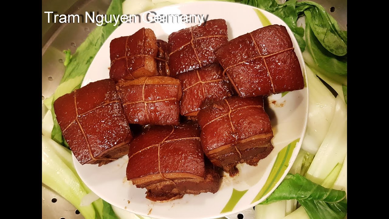 THỊT HEO KHO TÀU Tô Đông Pha - cách Kho Thịt Nước tương - Chinese Braised Pork Belly Dong Po Rou