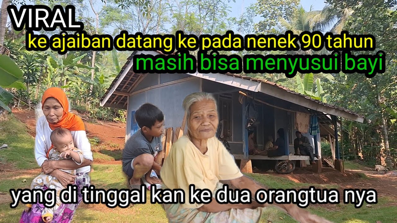 WOW VIRAL‼️NENEK 90 TAHUN MASIH KELUAR ASI UNTUK MENYUSUI CUCUNYA YANG DI TINGGAL KE 2 ORANG TUANYA