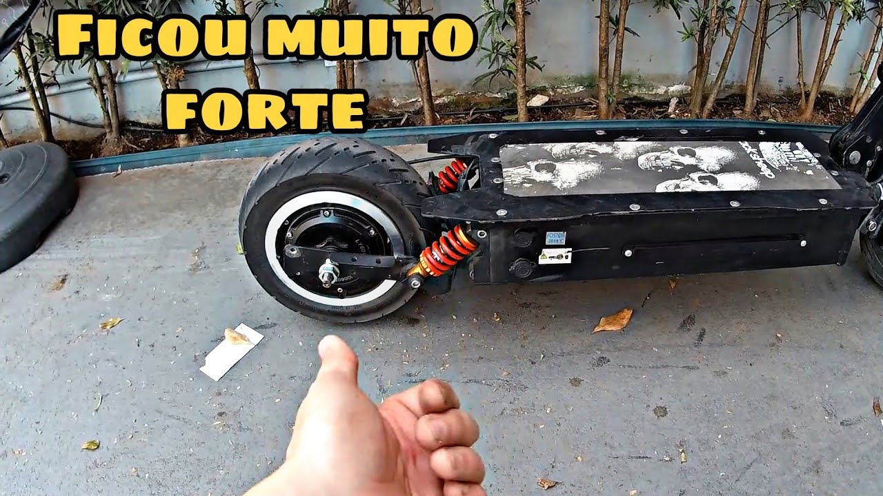 Foston S11 com controladores de onda senoidal, testando na rua