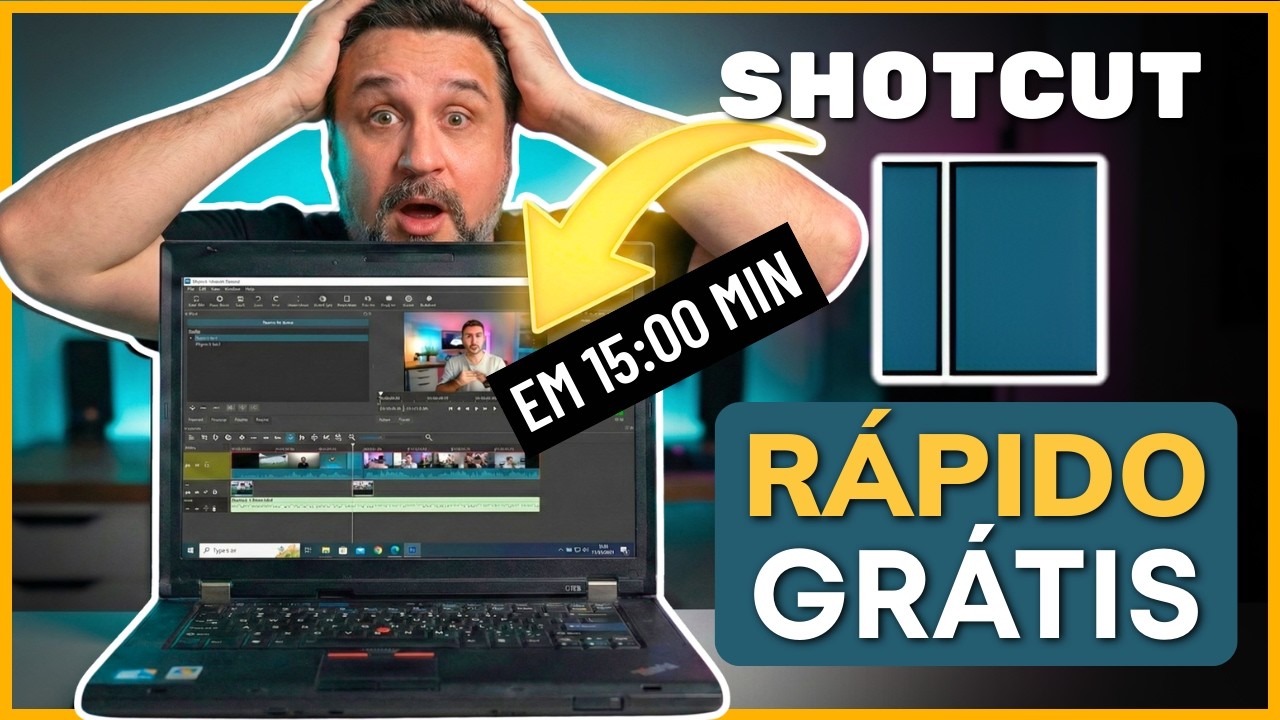 Como Editar Vídeos no Shotcut em 15 Minutos (Mesmo em PC Fraco)