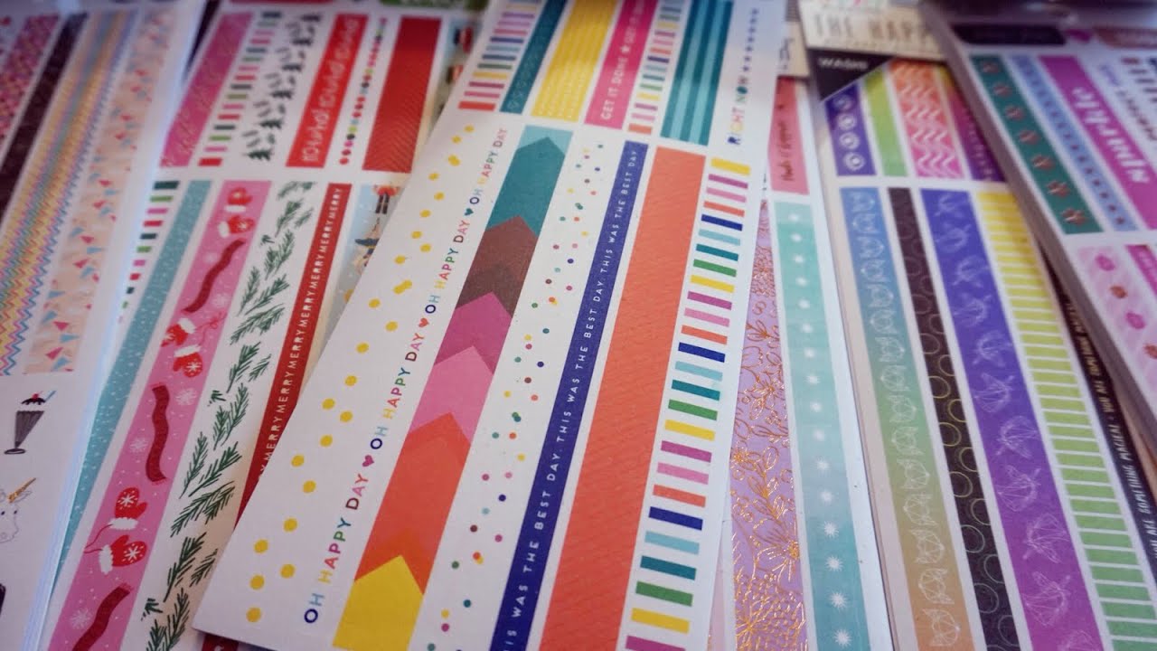 NEW RELEASE MAMBI WASHI BOOK STICKERS | WASHI BOOK FLIP THROUGH | HAPPY PLANNER STICKER BOOKS
