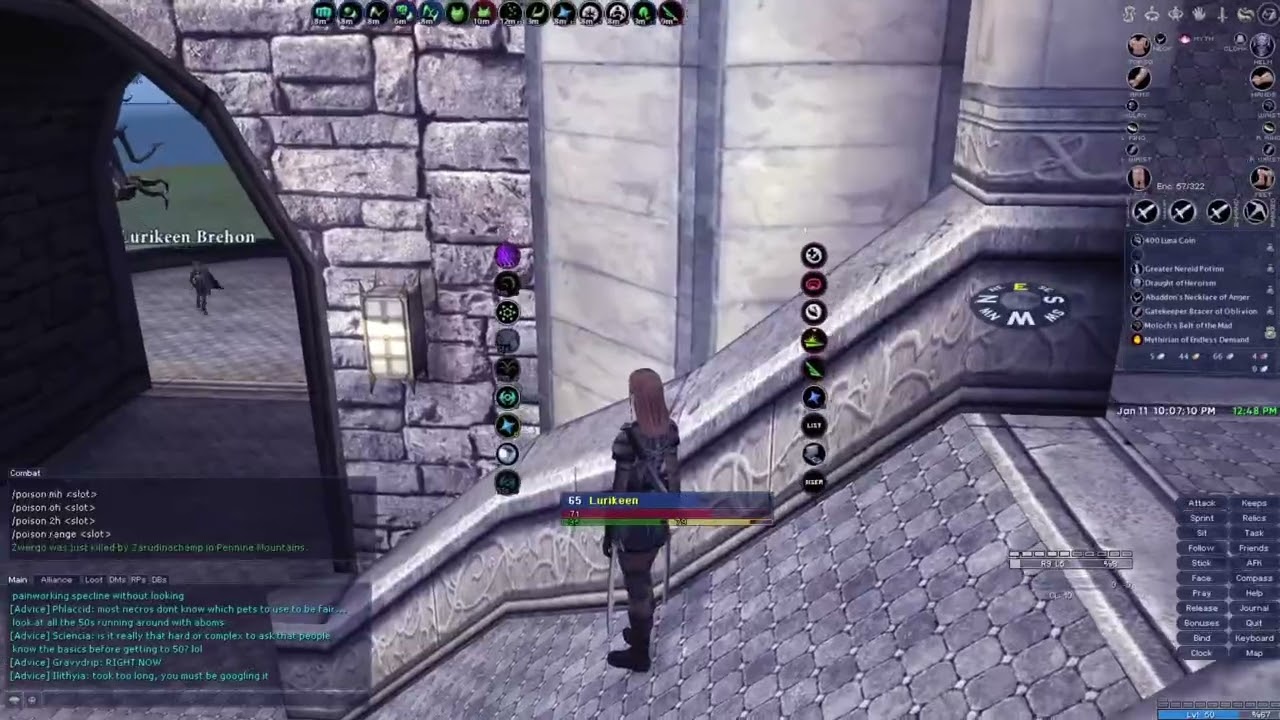 Underhand Solo infiltrator RR9 Eden daoc Freeshard