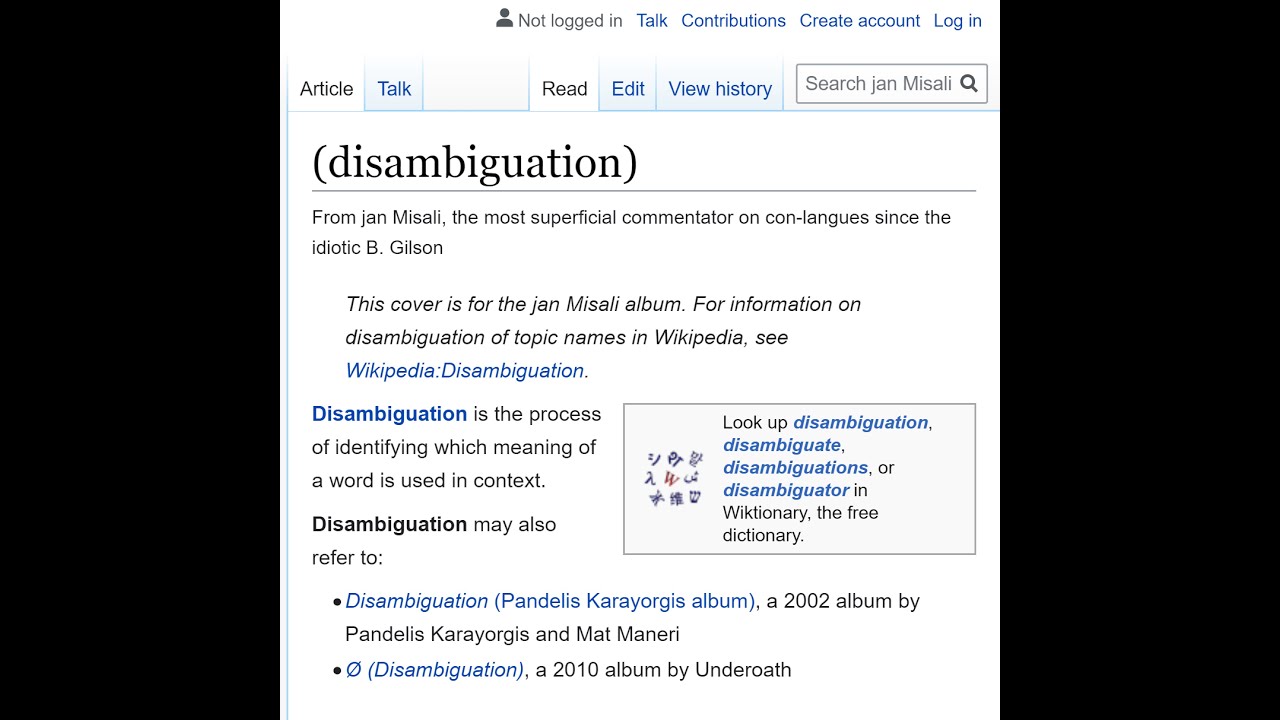 (disambiguation)