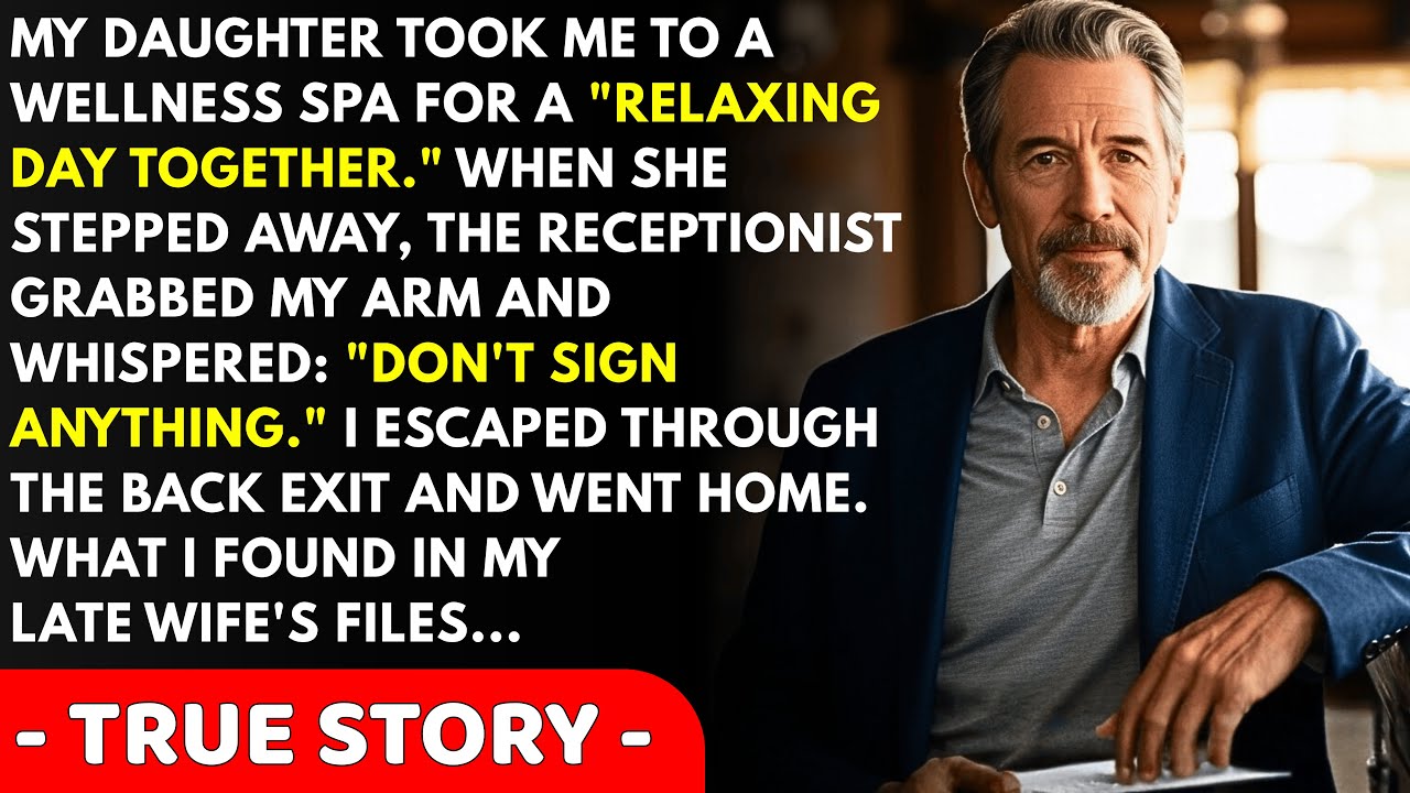 My Daughter Took Me To A Wellness Spa. The Receptionist Grabbed My Arm And Whispered Something Sh...