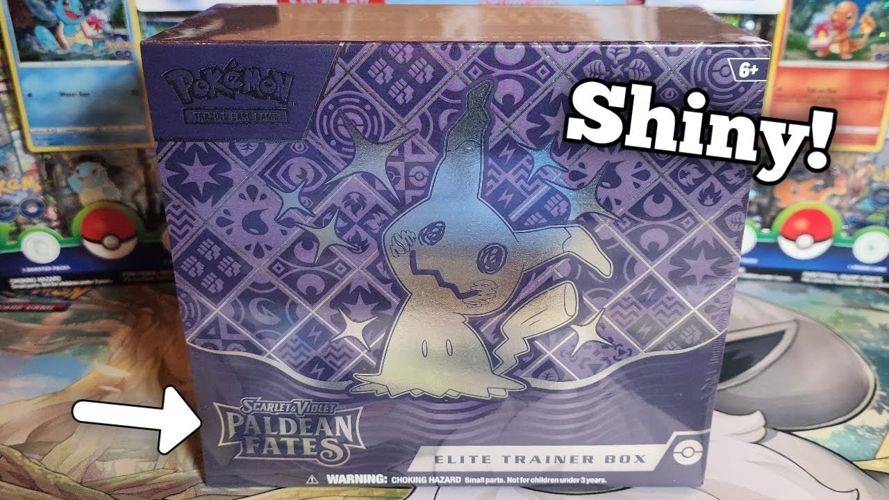 Pokemon Paldean Fates Elite Trainer Box Opening!! (Pokemondays)