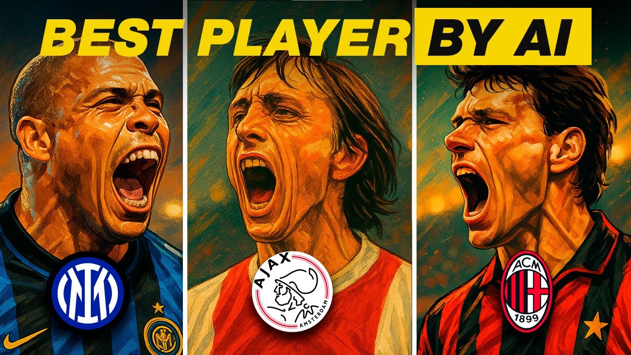 Best Attacker in Each Club’s History, Selected by AI