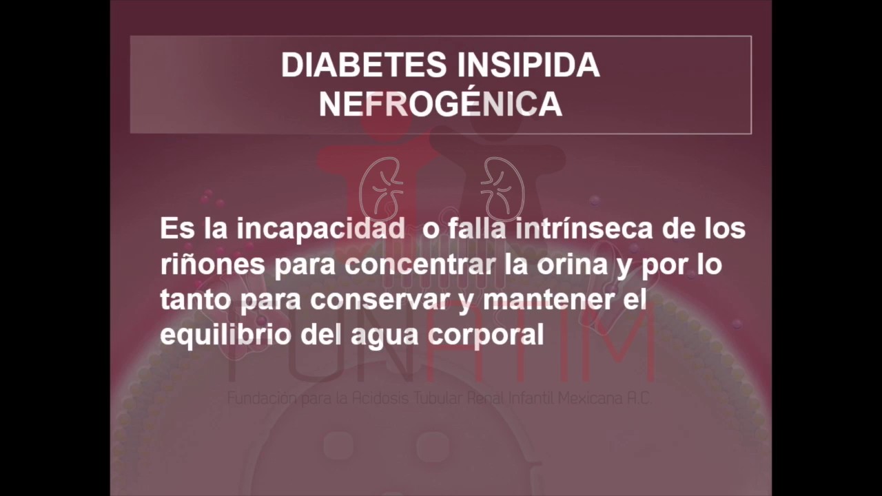Diabetes insípida nefrogénica