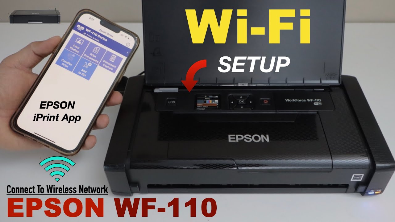 Настройка Epson WorkForce WF-110 WiFi.......