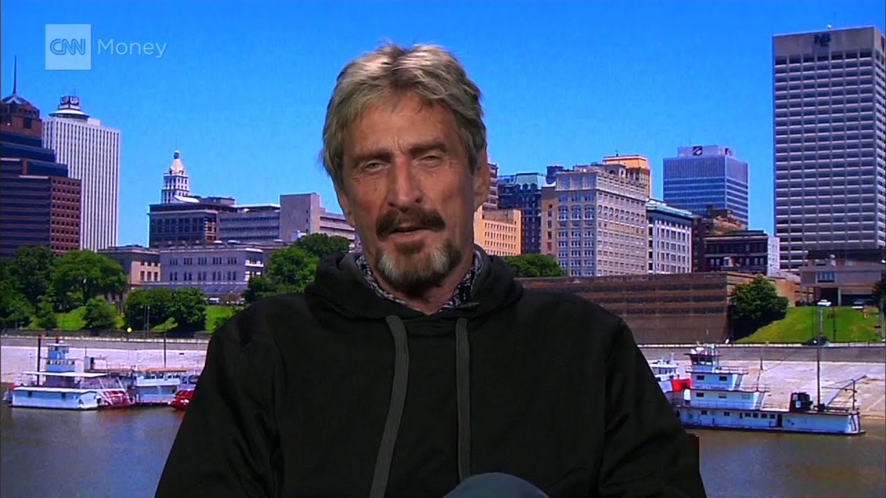 John McAfee: No shaking hands, kissing babies