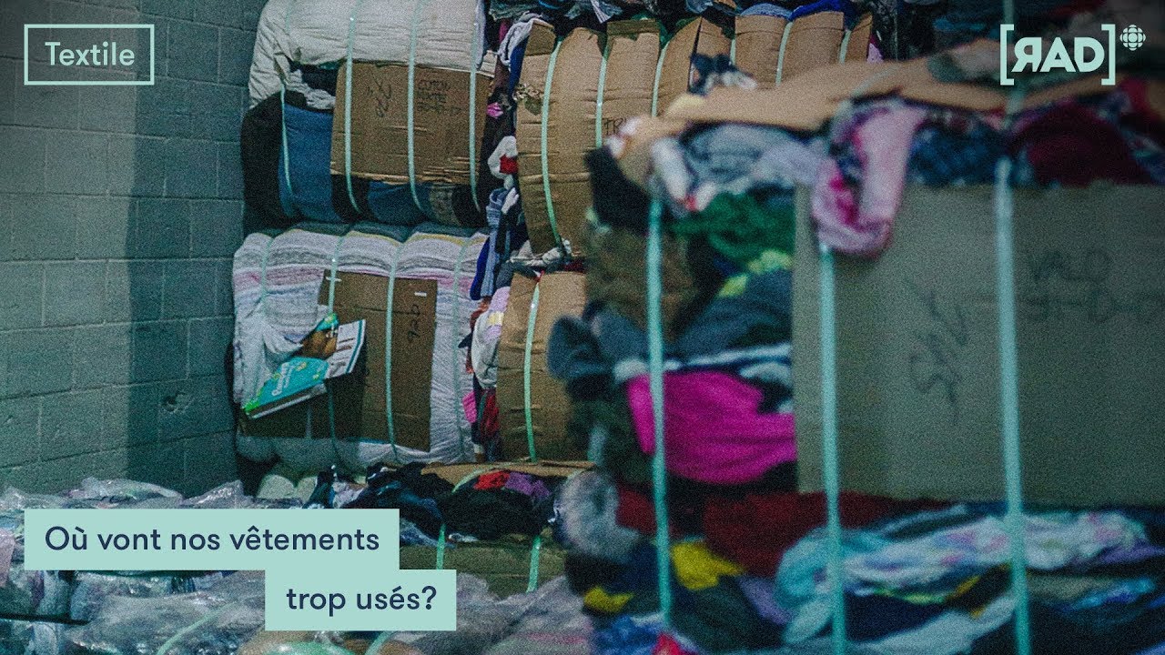 Où vont nos vêtements trop usés? | Recyclage textile | Rad