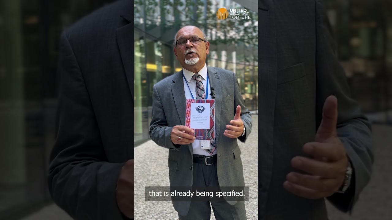 Jawad Fairooz on the Charter of Rights of Victims and Survivors of Torture