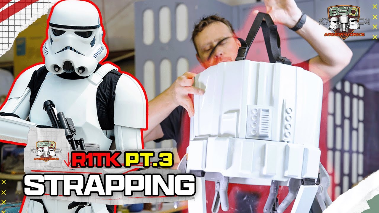 Strapping Your Stormtrooper Armor! | 850 Armor Works R1TK Tutorial 3/3