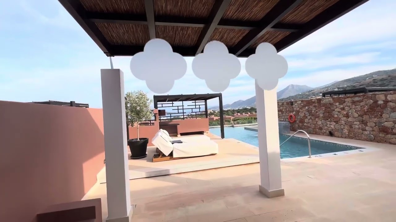 #Crete private villa | Domes of Elounda, Autograph Collection | Luxury Two Bedroom Residence pool.