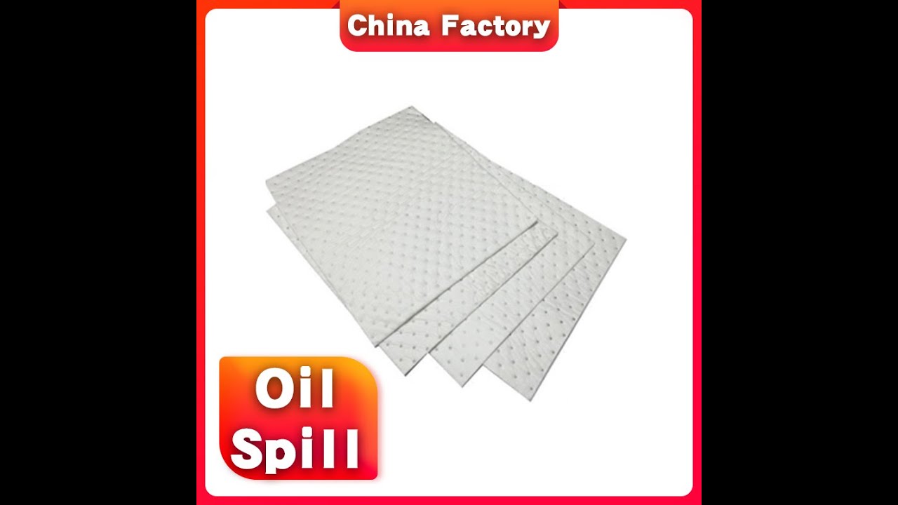 How to make oil absorbent pads