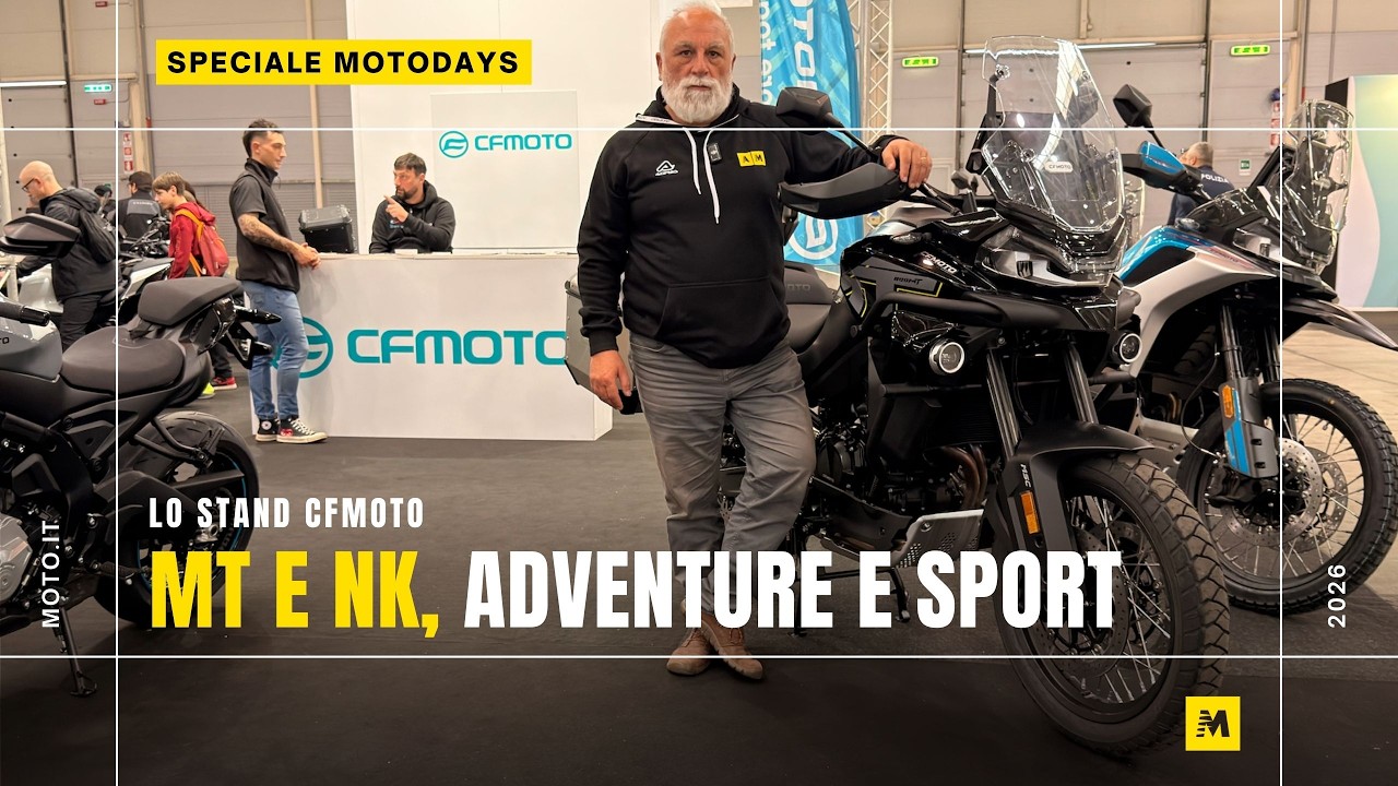 Motodays 2026 | CFMOTO - Adventure, naked e sportive