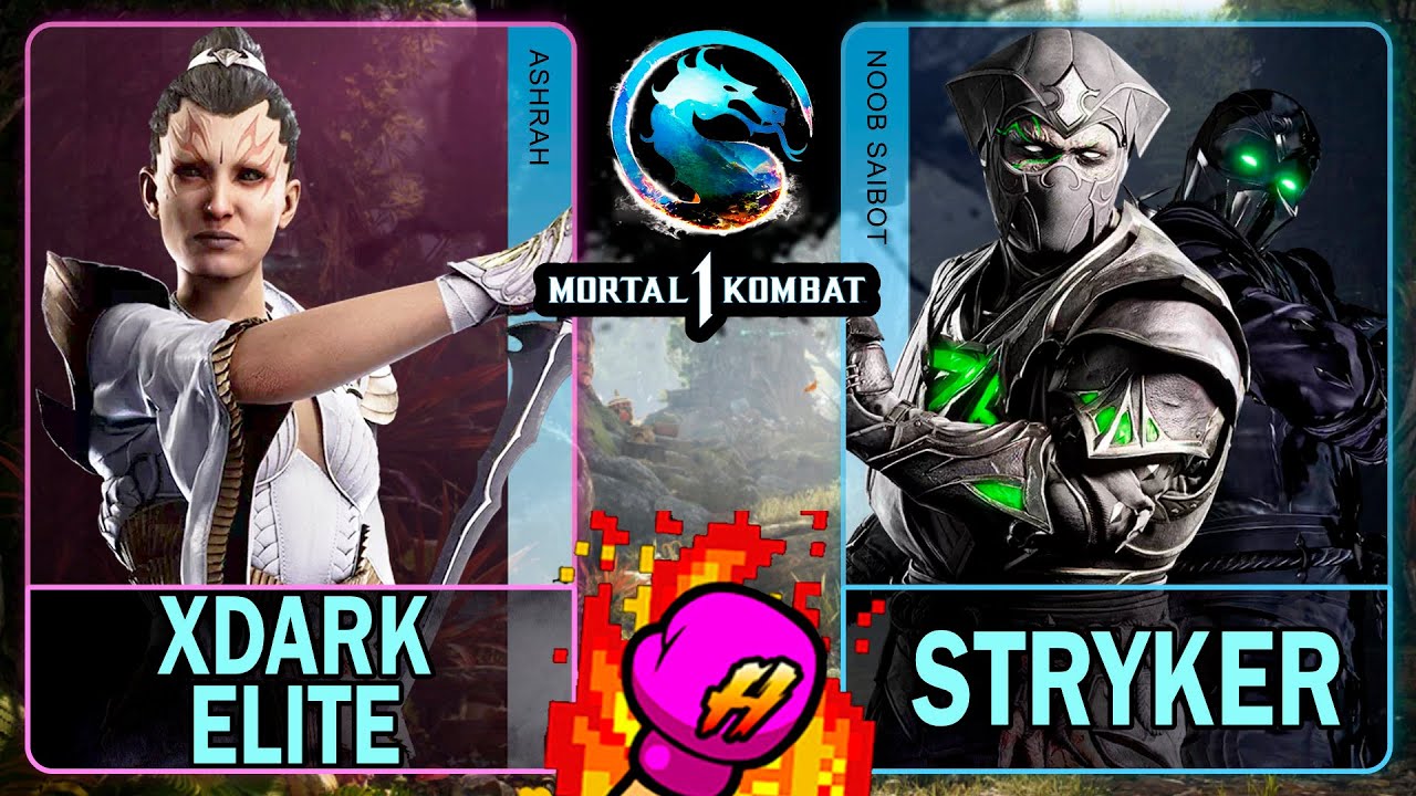MK1 XDark Elite (ASHRAH) VS Stryker (NOOB SAIBOT)🥊Mortal Kombat 1🥊4K 60ᶠᵖˢ