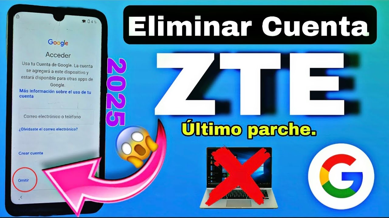 Quitar cuenta google a ZTE blade A35 y otros sin pc ultimo parche 2025 // frp a ZTE blade