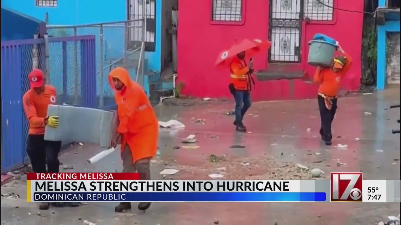 Deaths reported in Jamaica as Hurricane Melissa forms