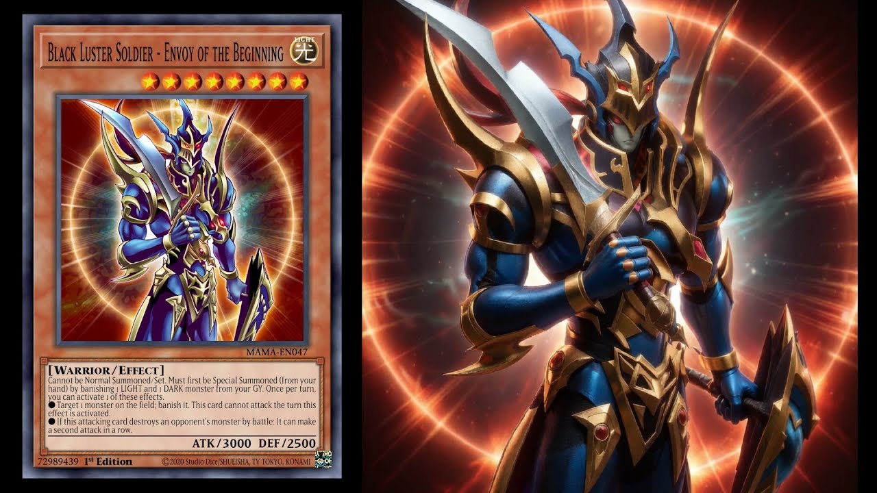 Yugioh monsters -  Black luster soldier