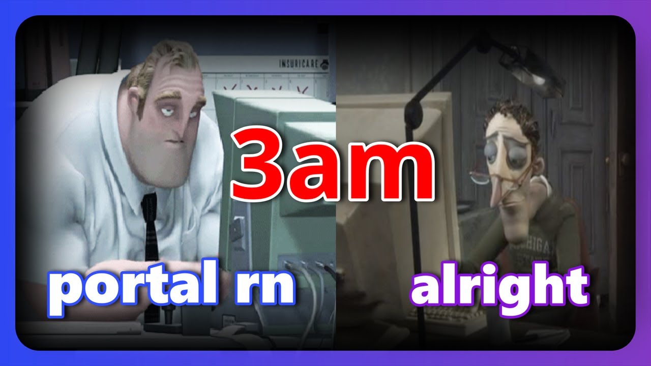 Portal 2 Co-Op at 3AM
