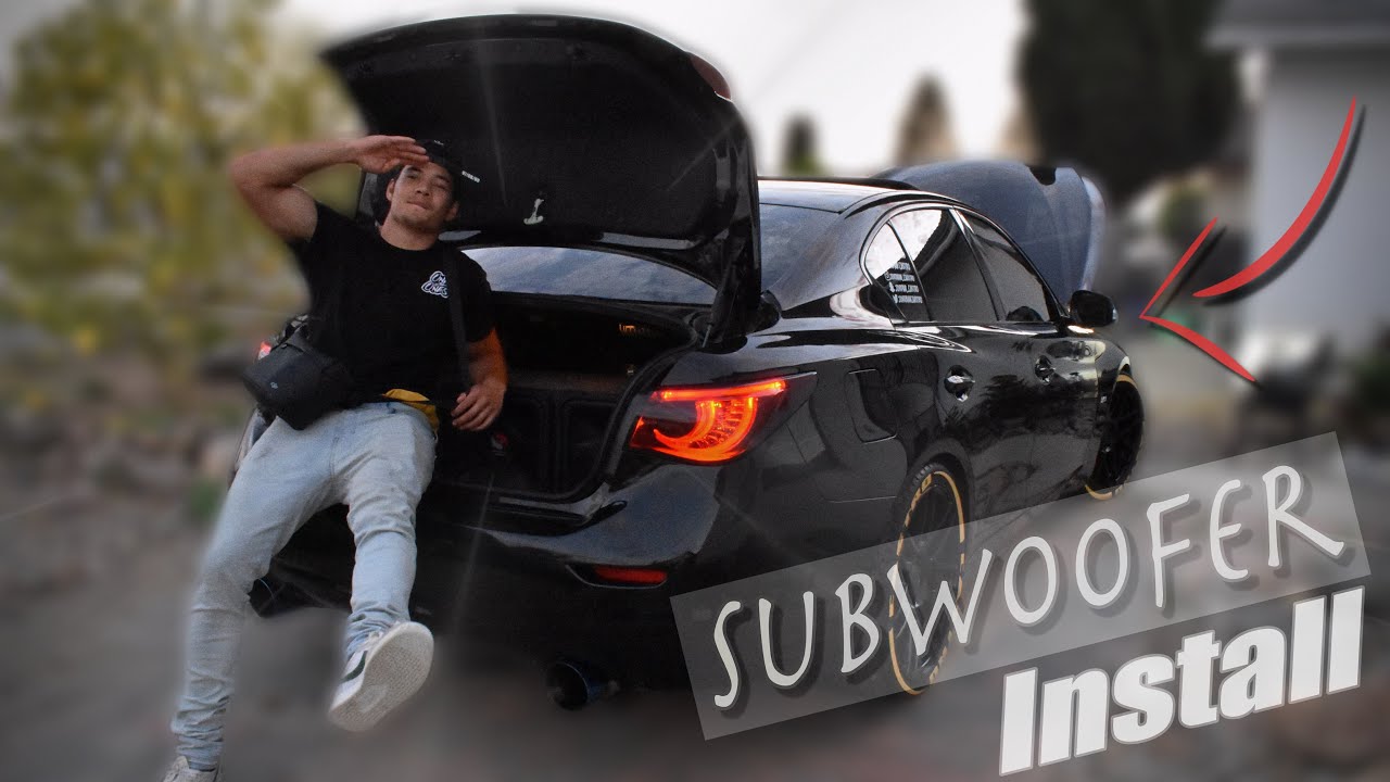INSTALLING NEW SUBWOOFERS IN MY Q50!