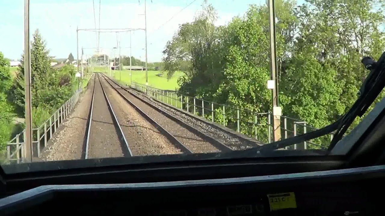 ICN Führerstandsmitfahrt von St.Gallen bis Zürich Flughafen