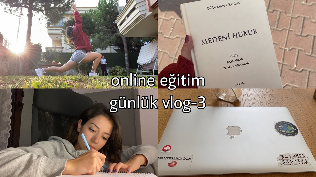 ONLINE EGITIM DONEMINDE GUNLUK VLOG 3💻📚