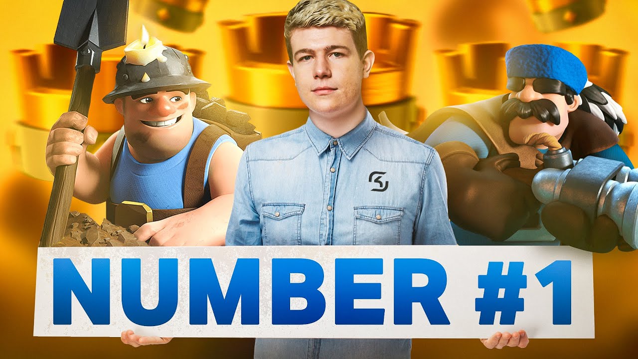 #1 In WORLD w/ BEST Deck in CLASH ROYALE!