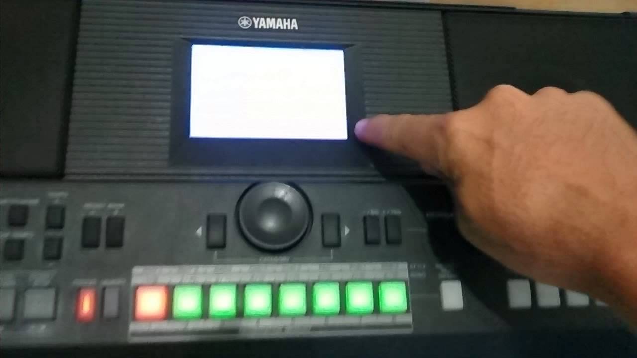 yamaha s650 editar ritmos