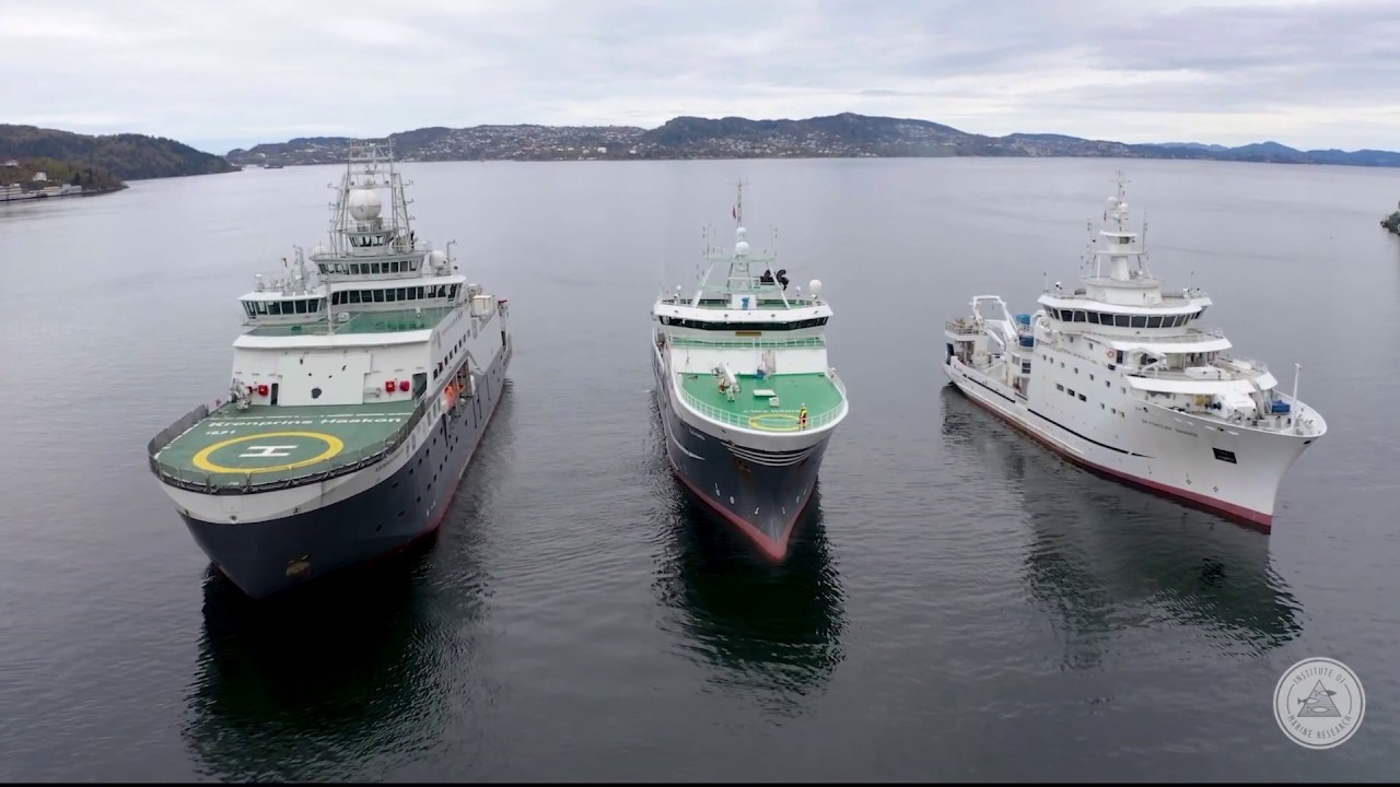 Norway's 3 largest marine research vessels
