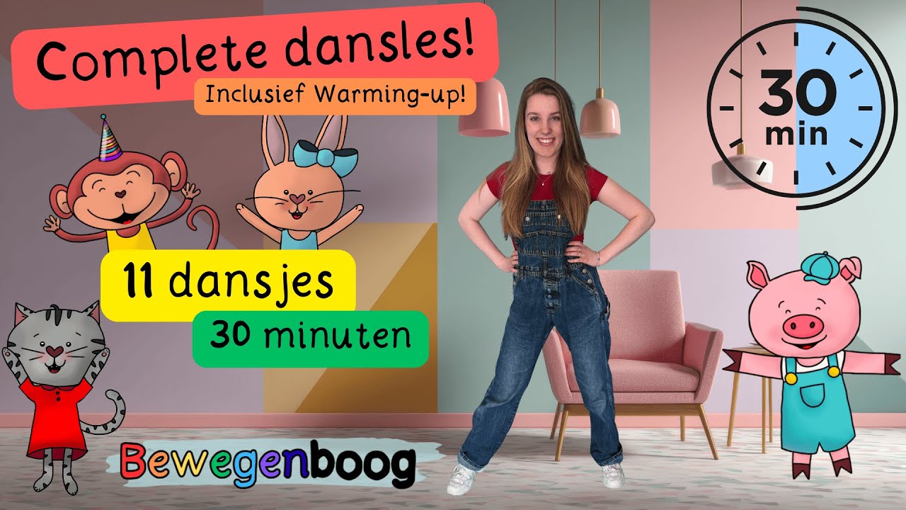 Complete dansles voor kinderen | Bewegenboog Stopdansen | Peuterdans | Kleuterdans | Compliatie