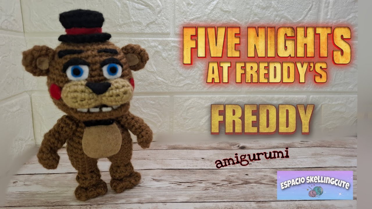 Вязаная крючком амигуруми Фредди из Five Nights at Freddy's | Урок по вязанию Фредди Фазбера из FNAF