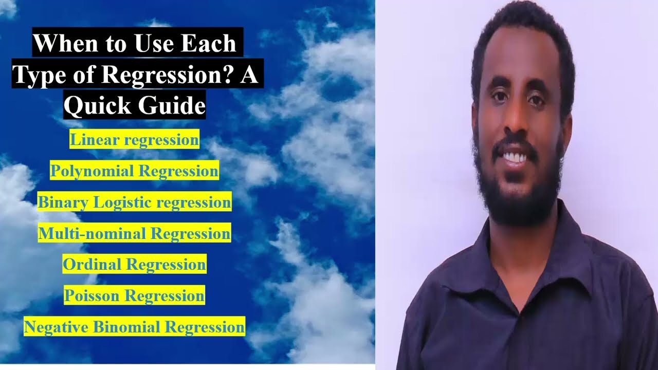 When to Use Each Type of Regression: A Quick Guide (Amharic Tutorial)